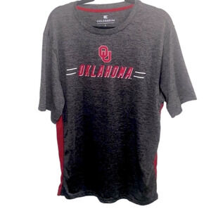 COLOSSEUM Oklahoma Sooners Shirt Mens large collegiate crewneck dri-fit athletic